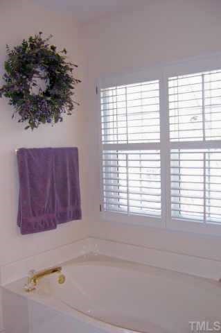 Master bath garden tub plus separate shower