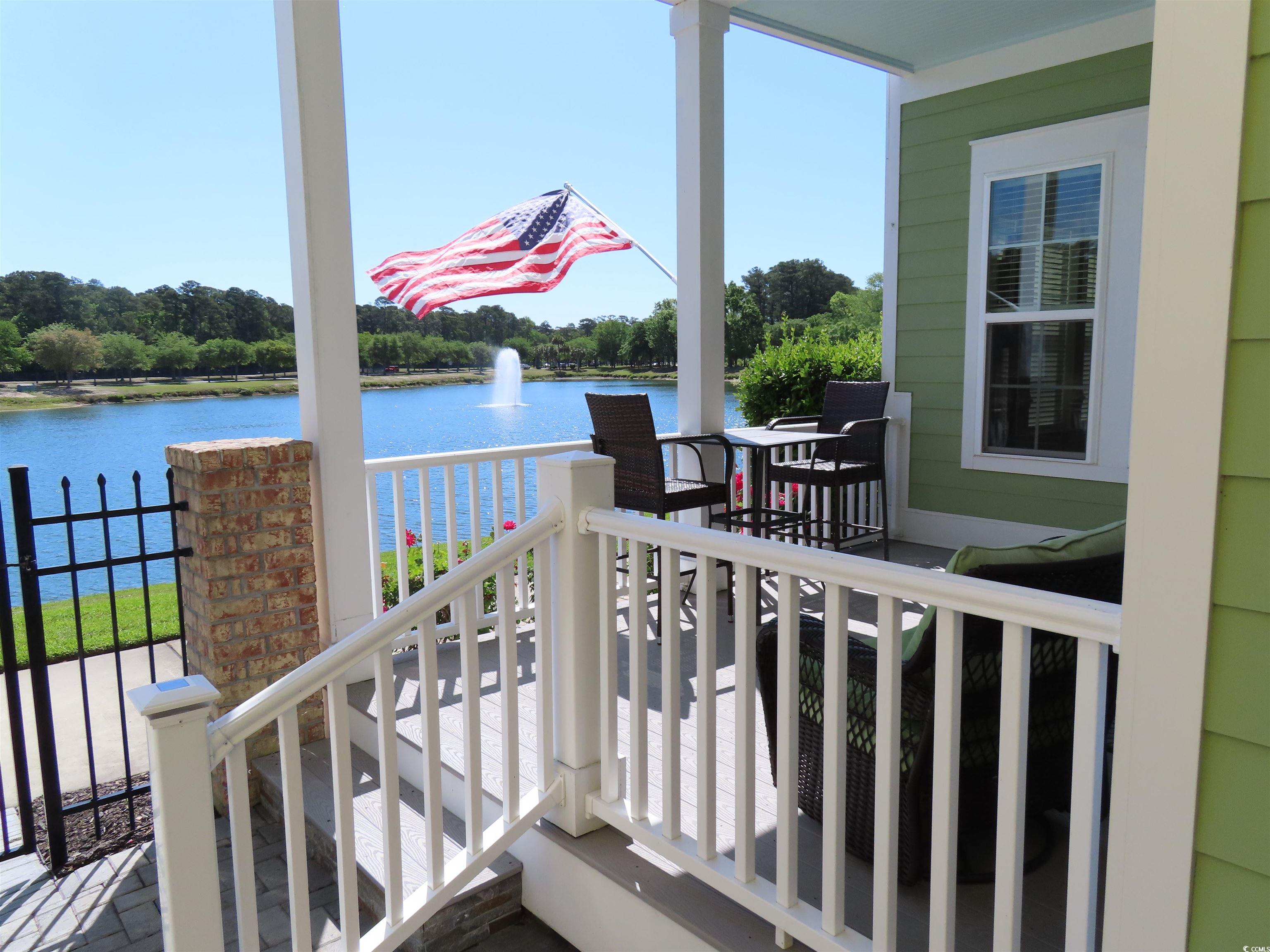 800 Curtis Brown Lane Myrtle Beach, SC 29577 - Photo 36 of 40 View of patio / terrace with a water view