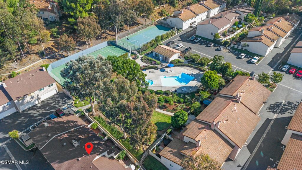 1258 Ramona Drive Newbury Park, CA 91320 - Photo 44 of 51 an aerial view of a house with a yard
