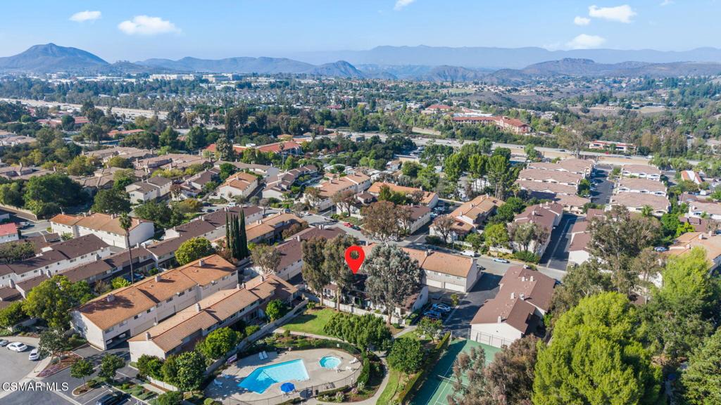 1258 Ramona Drive Newbury Park, CA 91320 - Photo 50 of 51 an aerial view of residential houses with outdoor space