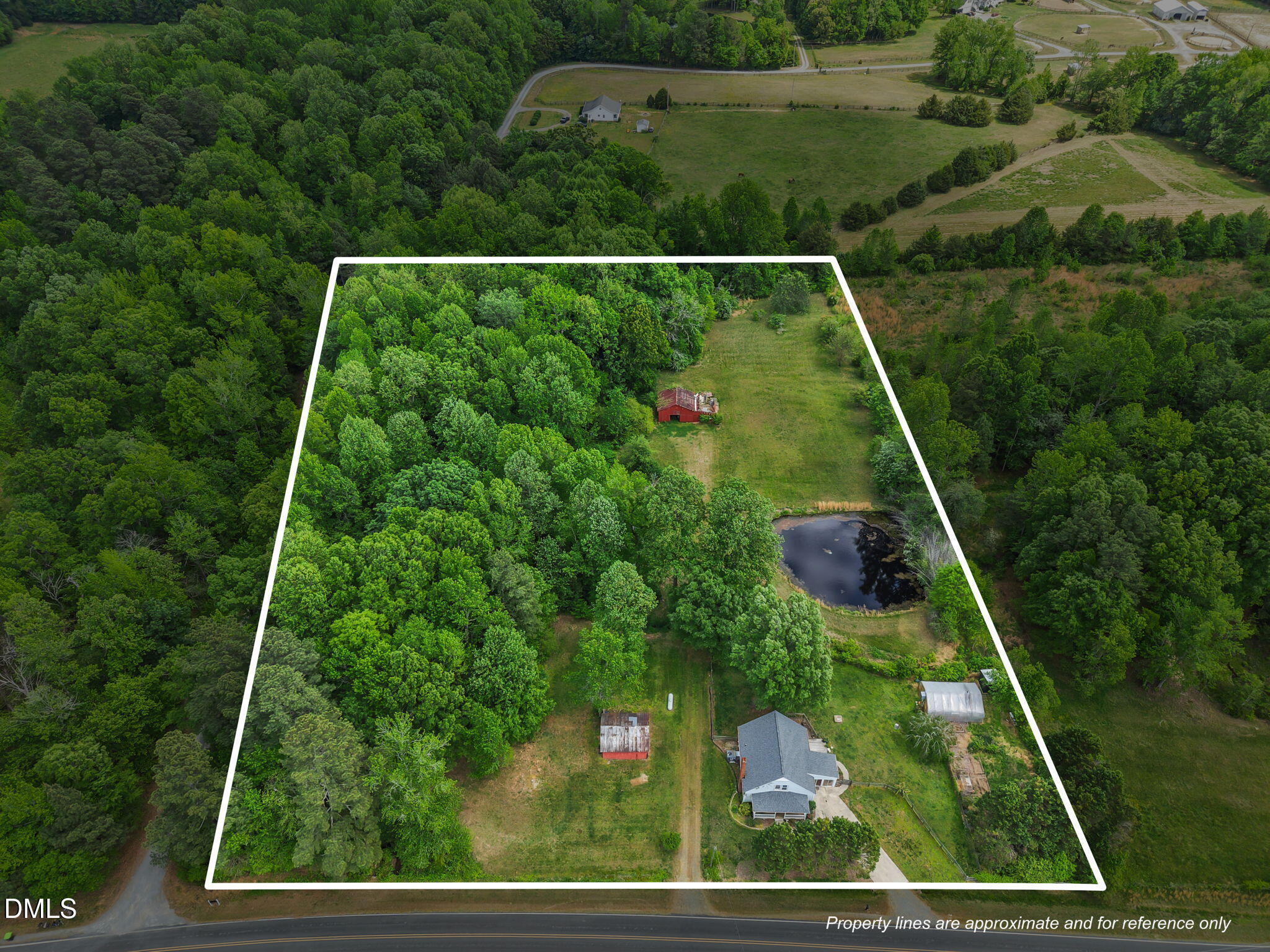 8718 Moody Road Liberty, NC 27298 - Photo 2 of 52 a view of backyard with green space
