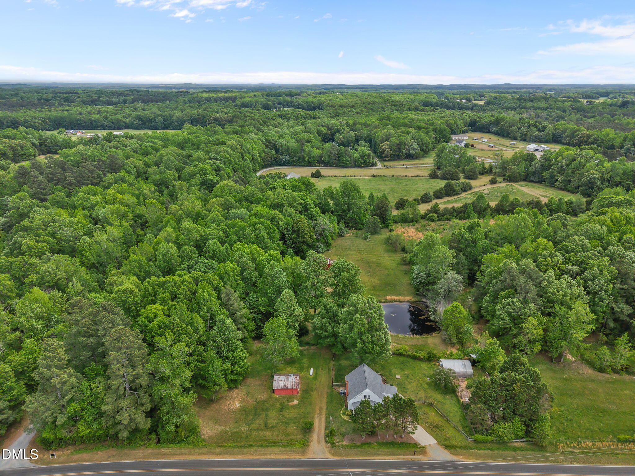 8718 Moody Road Liberty, NC 27298 - Photo 41 of 52 a view of a lush green forest with lots of trees