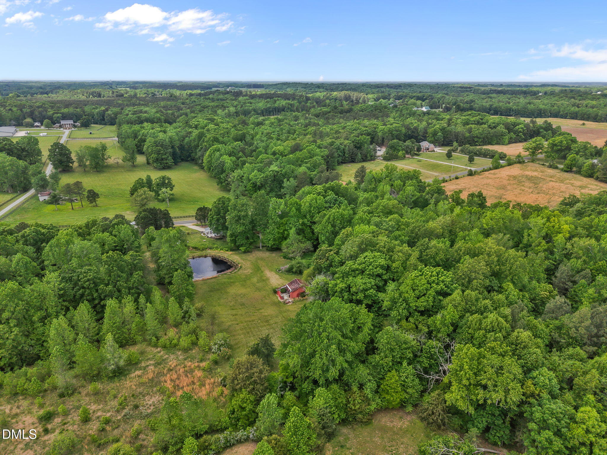 8718 Moody Road Liberty, NC 27298 - Photo 44 of 52 a view of a city with lush green forest