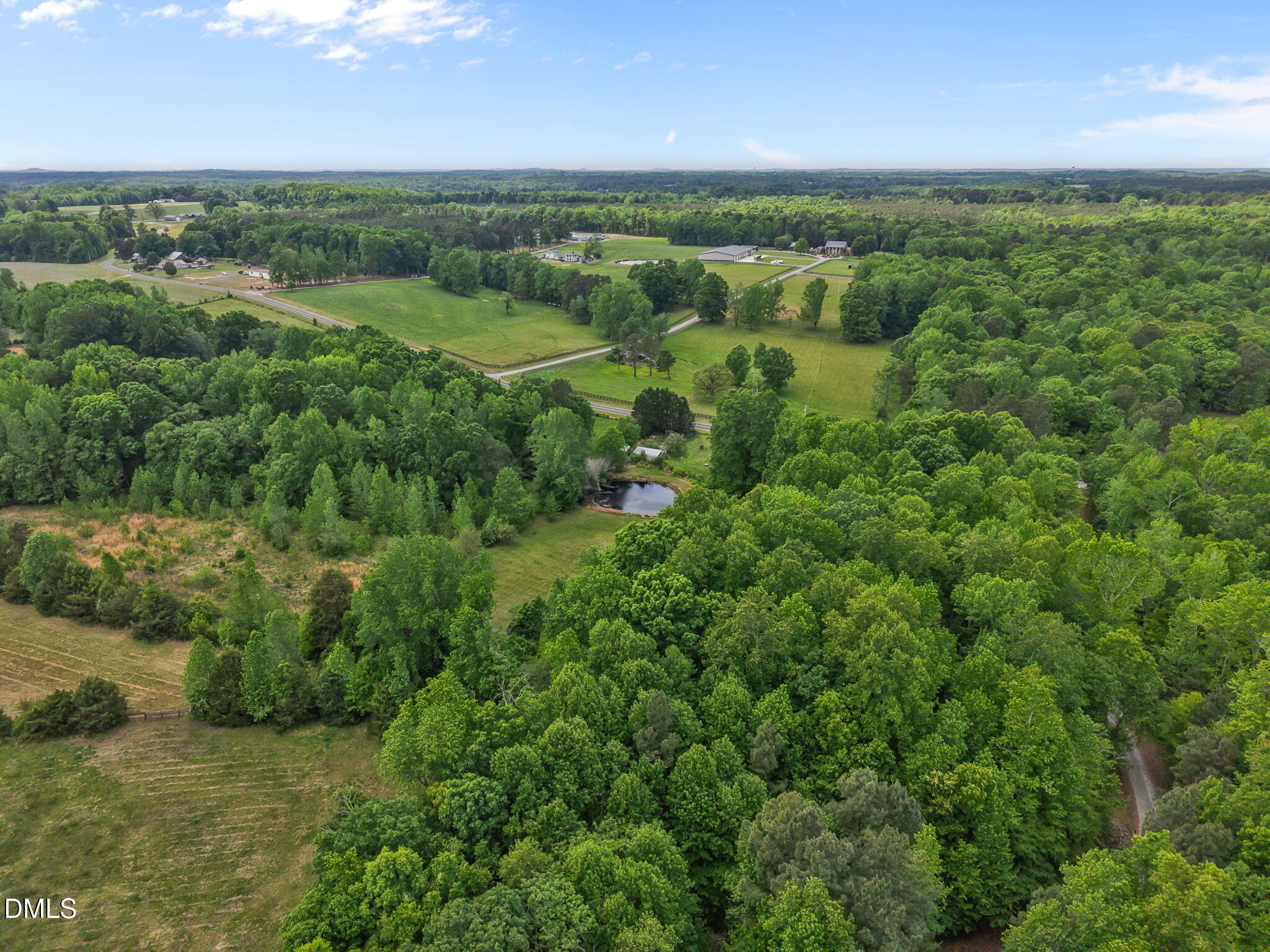 8718 Moody Road Liberty, NC 27298 - Photo 46 of 52 an aerial view of a houses with a yard