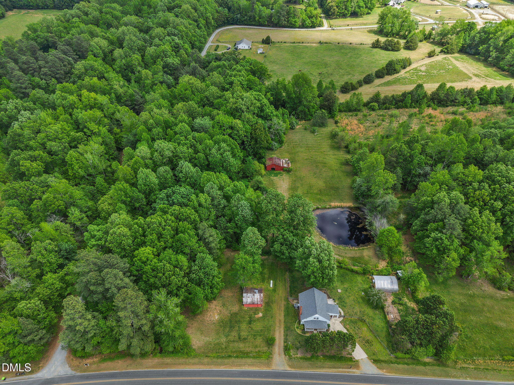 8718 Moody Road Liberty, NC 27298 - Photo 47 of 52 a view of a bunch of trees