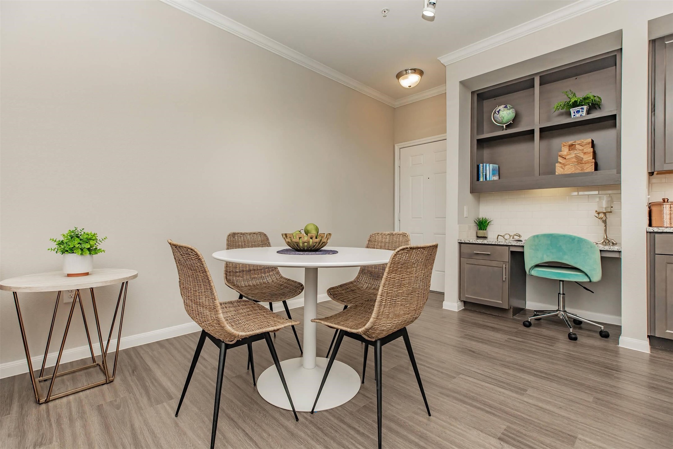 3400 Louetta Road, Unit 521 Spring, TX 77388 - Photo 12 of 50 a view of a dining room with furniture and wooden floor