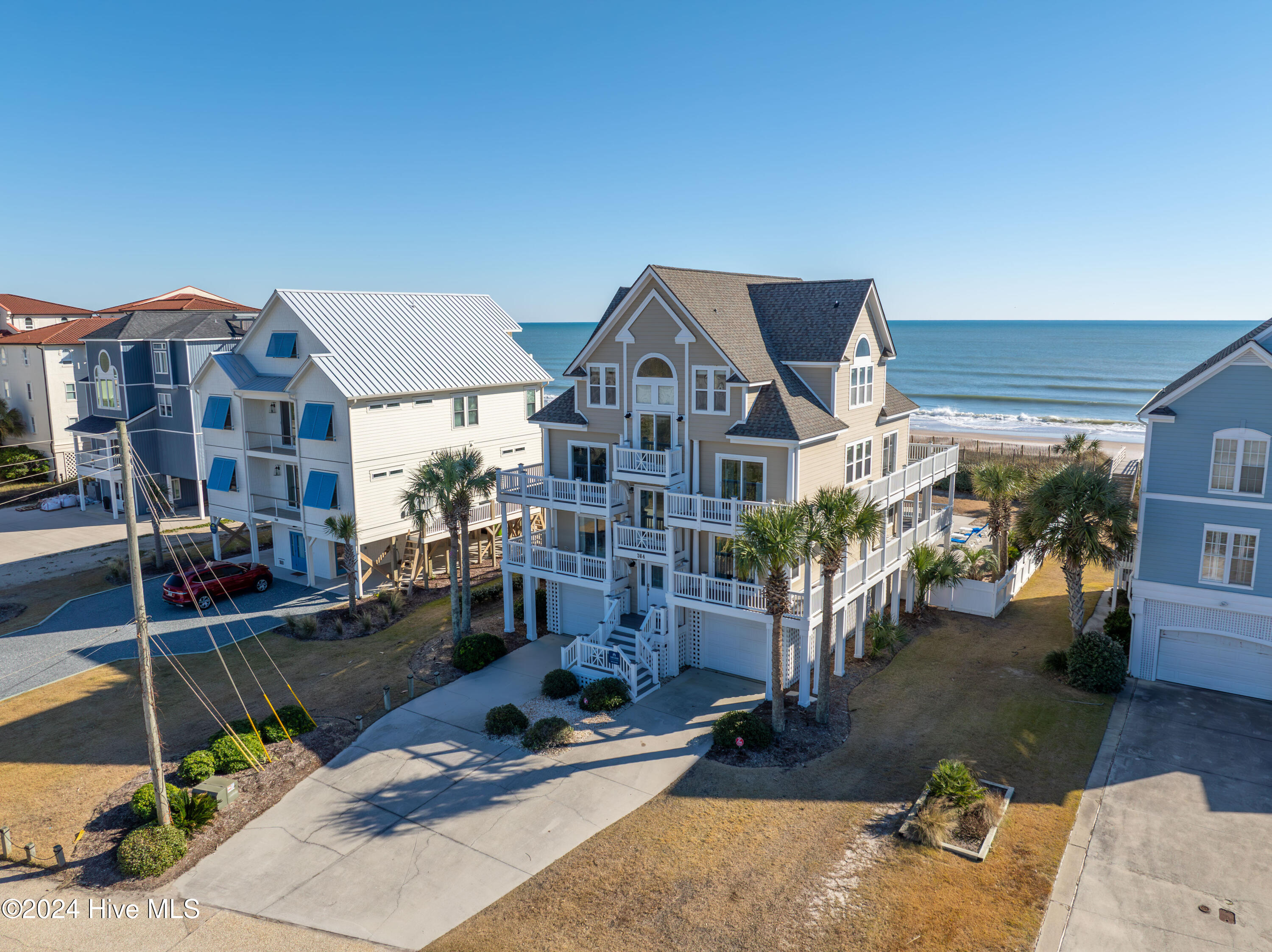 764 New River Inlet Road North Topsail Beach, NC 28460 - Photo 65 of 68 764 New River Inlet Road - Aerial - Edit