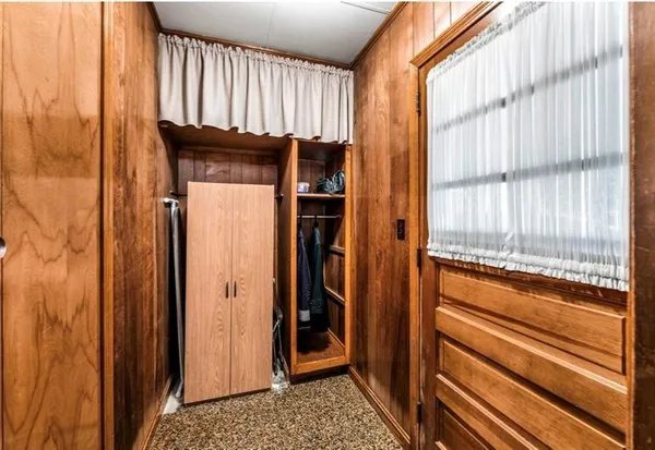 a view of storage and utility room
