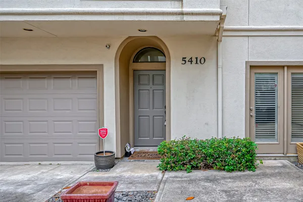 a front view of a house with entryway