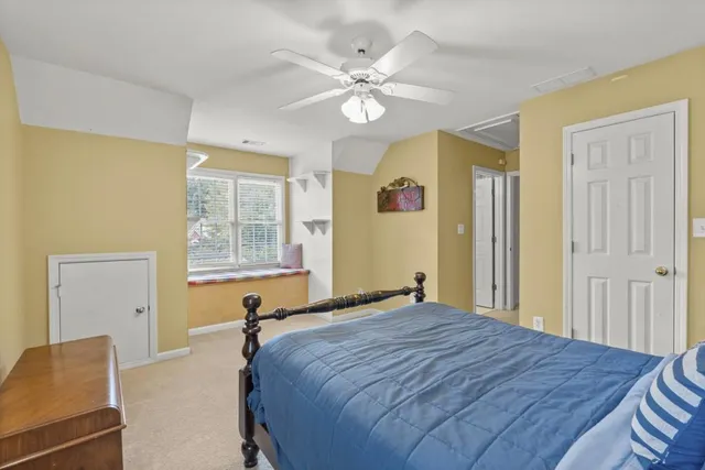 a view of an outdoor space with furniture and umbrella