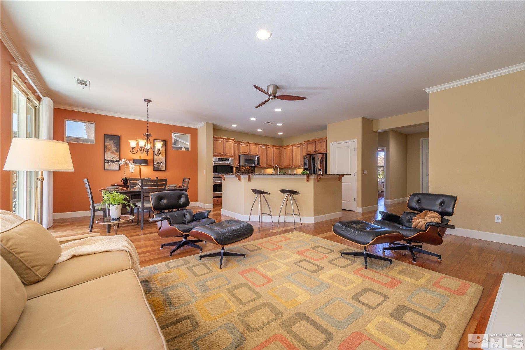 1375 Walking Stick Way Reno, NV 89523 - Photo 11 of 39 a living room with furniture and kitchen view