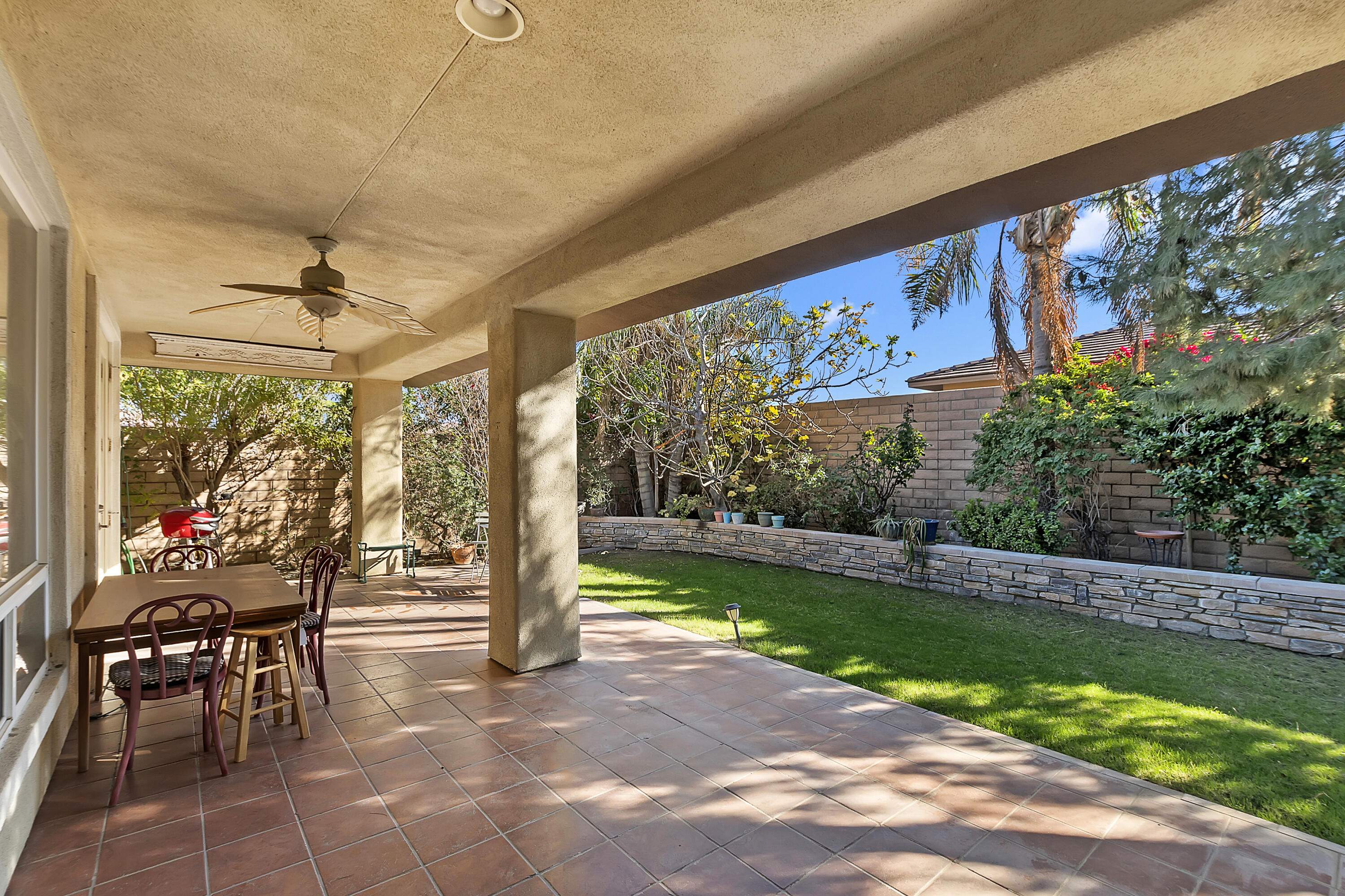198 Via San Lucia Rancho Mirage, CA 92270 - Photo 27 of 43 Covered backyard covered Patio