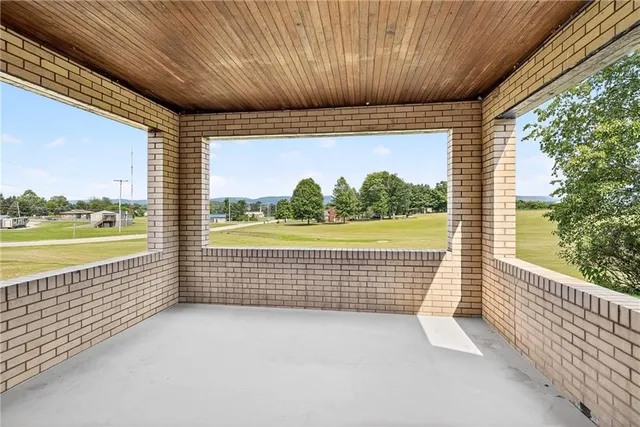 a view of outdoor space with swimming pool