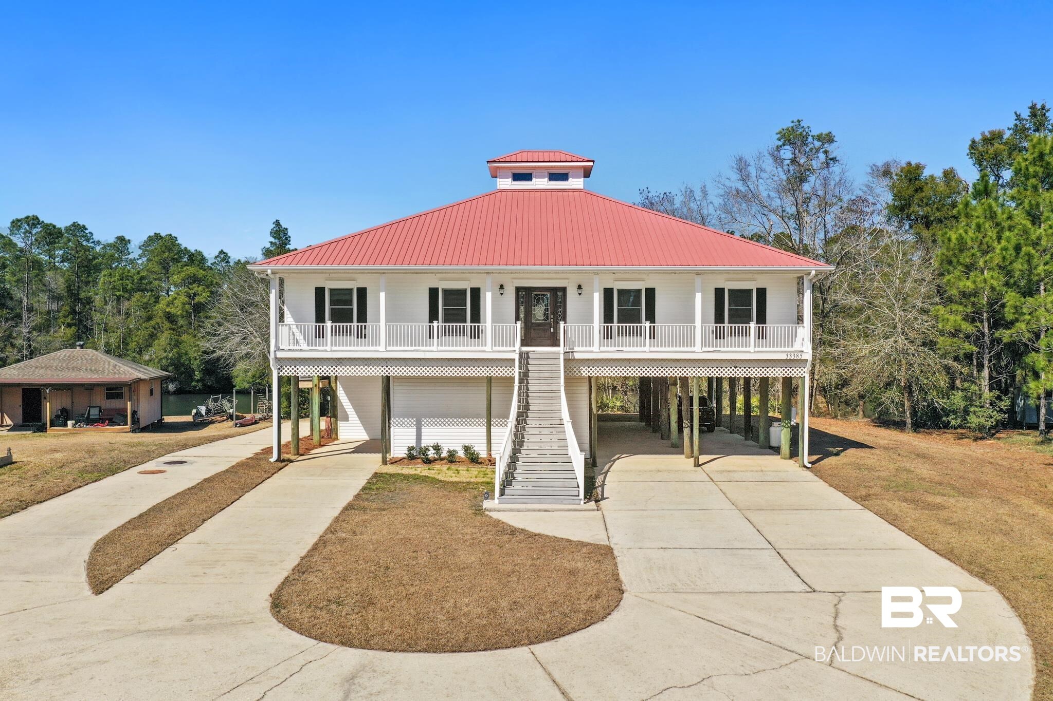 33385 Juniper Road Seminole, AL 36574 - Photo 3 of 46 Concrete Driveway w parki
