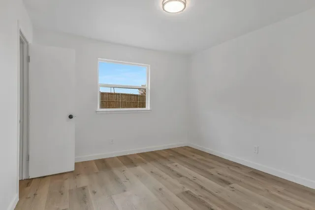 wooden floor in an empty room
