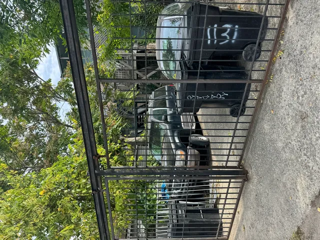 a close up of a door