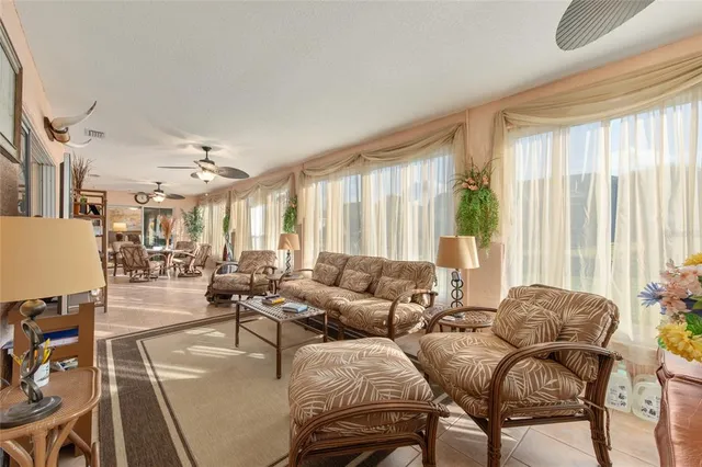 a view of a livingroom and dining room