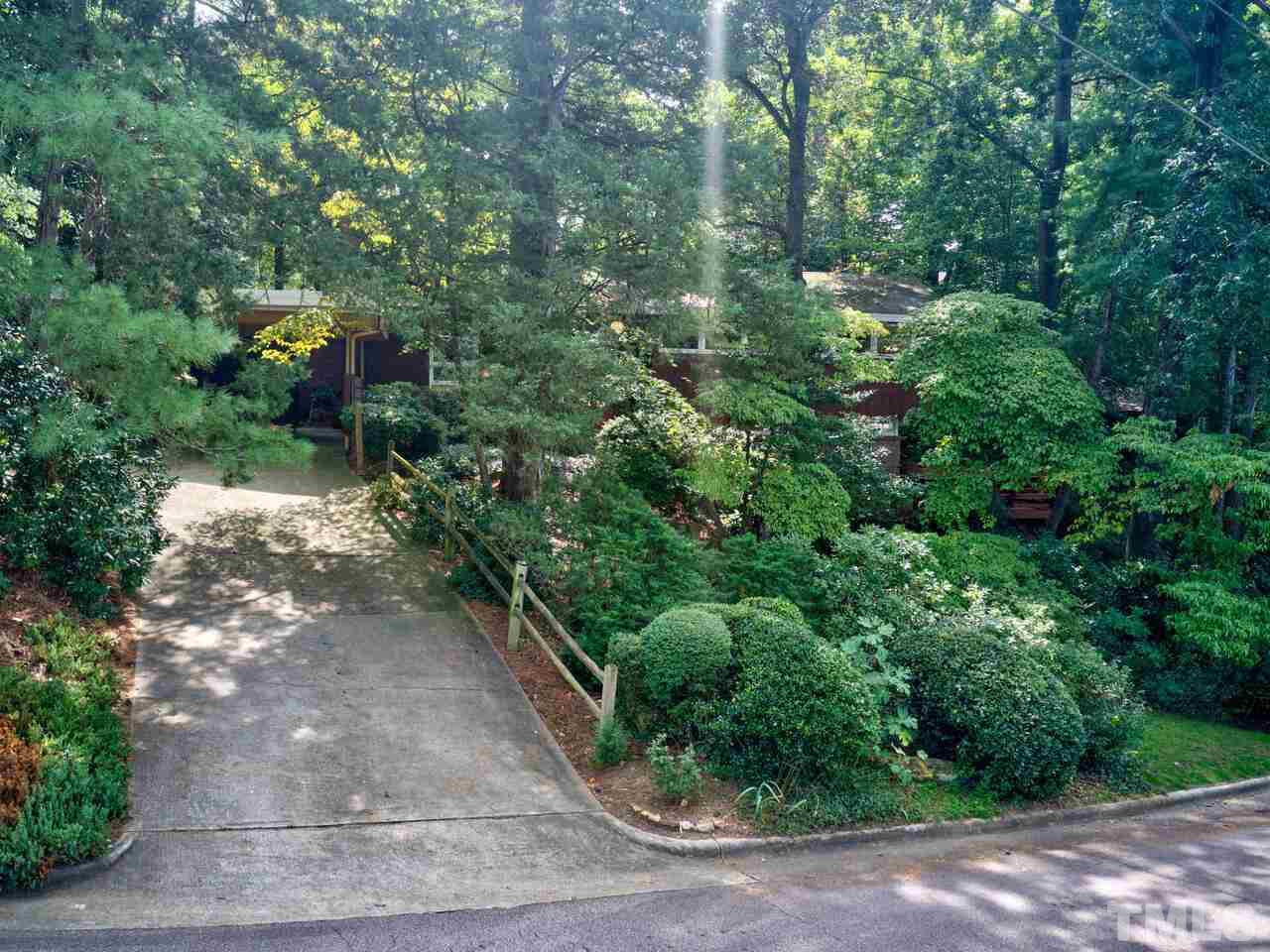 4512 Bartlett Street Raleigh, NC 27609 - Photo 29 of 30 The house is well hidden from the street
