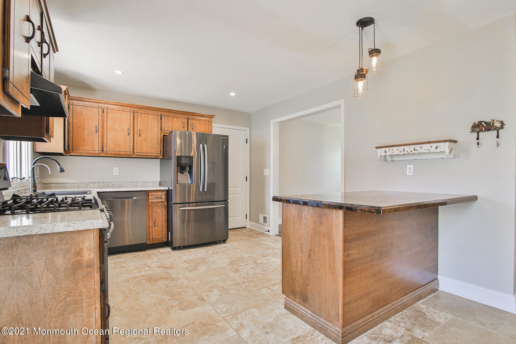 525 Frank Applegate Road Jackson, NJ 08527 - Photo 14 of 56 a kitchen with a refrigerator sink and stove top oven