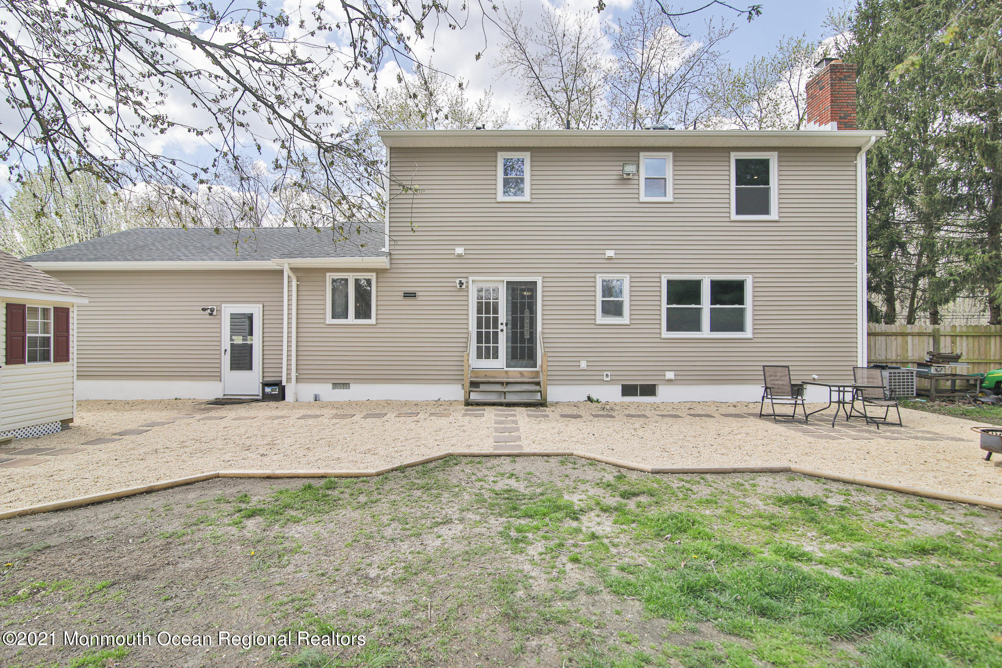 525 Frank Applegate Road Jackson, NJ 08527 - Photo 45 of 56 a front view of house with yard and trees around
