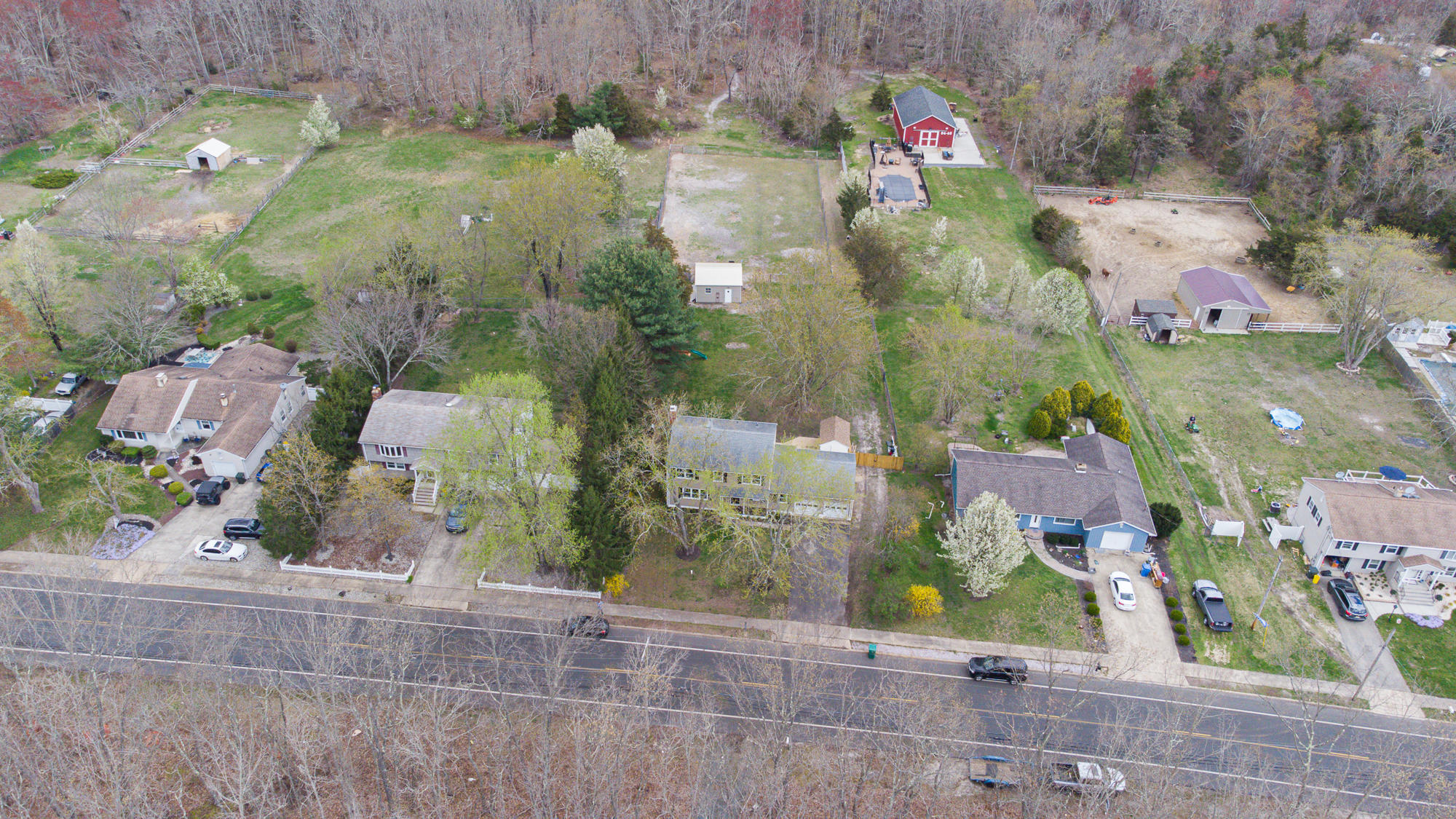 525 Frank Applegate Road Jackson, NJ 08527 - Photo 53 of 56 an aerial view of residential houses with outdoor space