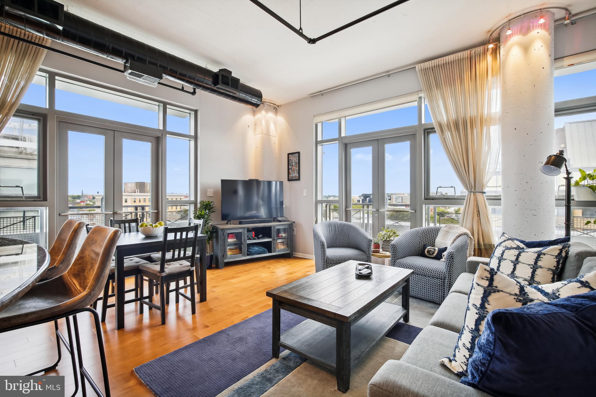 1300 N Street Northwest, Unit 801 Washington, DC 20005 - Photo 2 of 60 Great Room with City Views Abound!