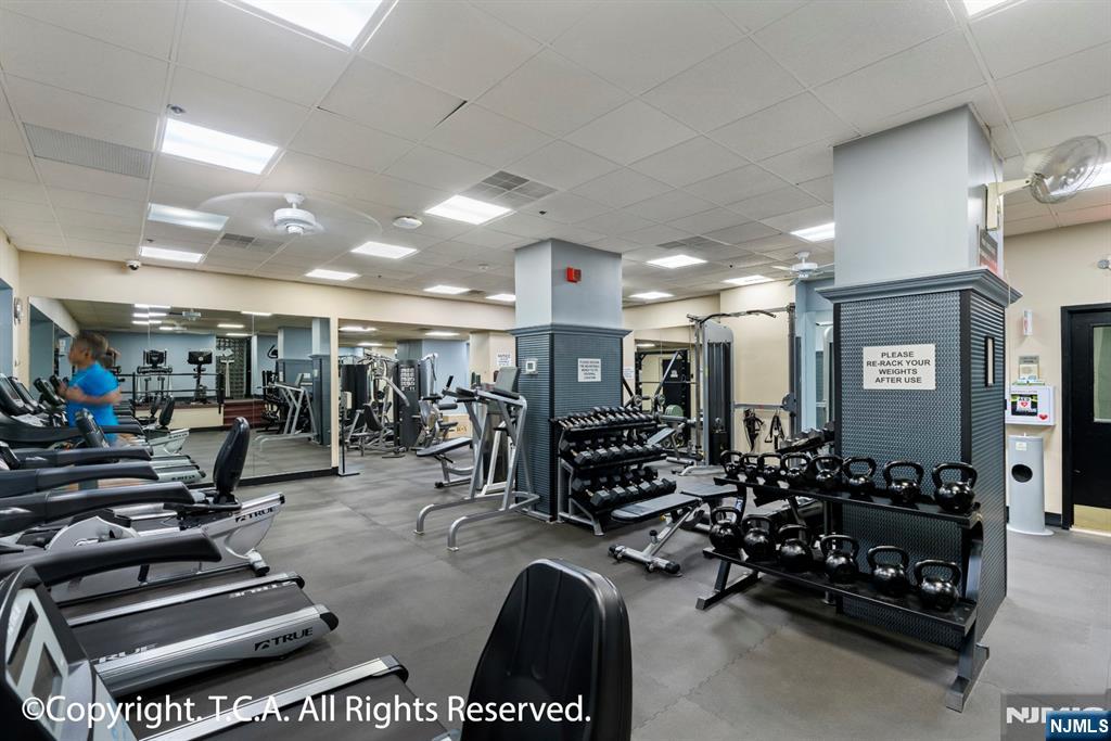 200 Old Palisade Road, Unit 25D Fort Lee, NJ 07024 - Photo 30 of 30 a view of a room with gym equipment