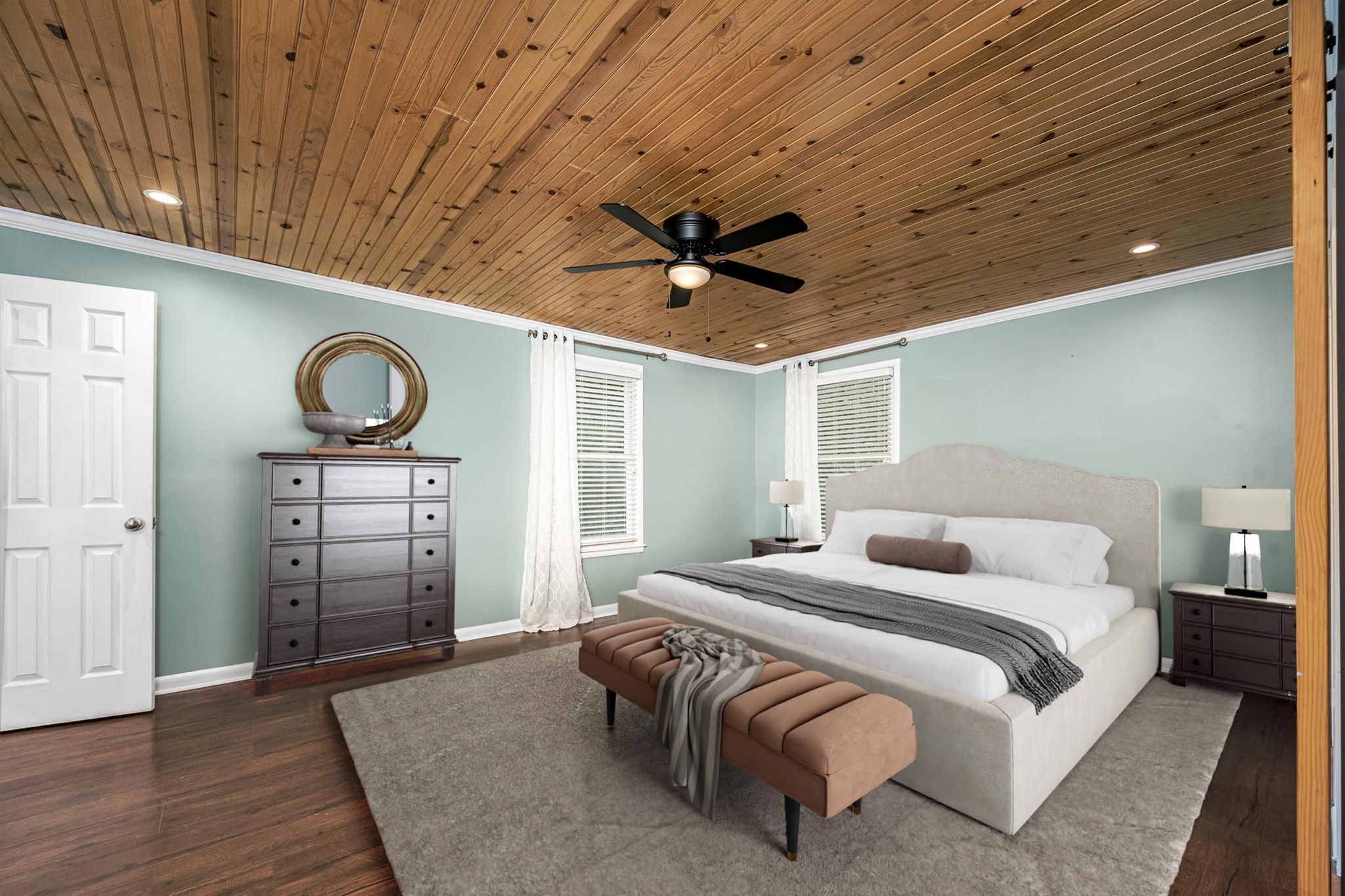 6580 Burkitt Road Antioch, TN 37013 - Photo 18 of 62 a spacious bedroom with a bed and a dresser