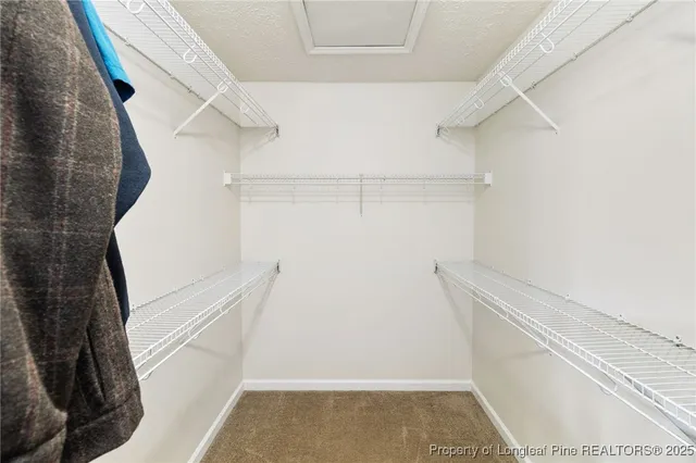 a view of walk in closet