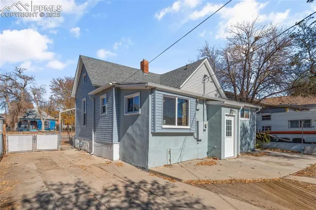 a view of a small house