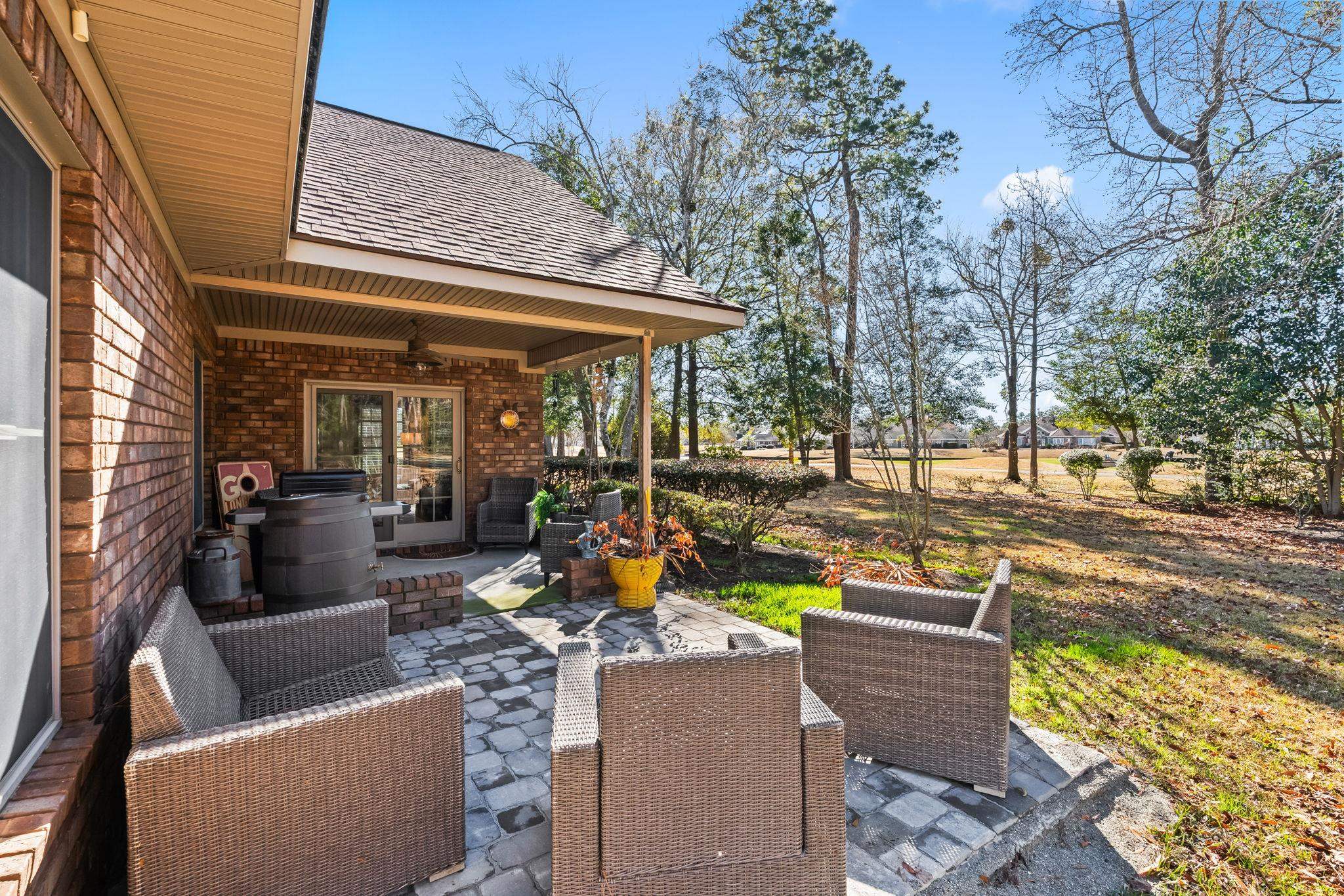400 Foxtail Drive Longs, SC 29568 - Photo 23 of 40 View of patio / terrace featuring a ceiling fan and an outdoor hangout area