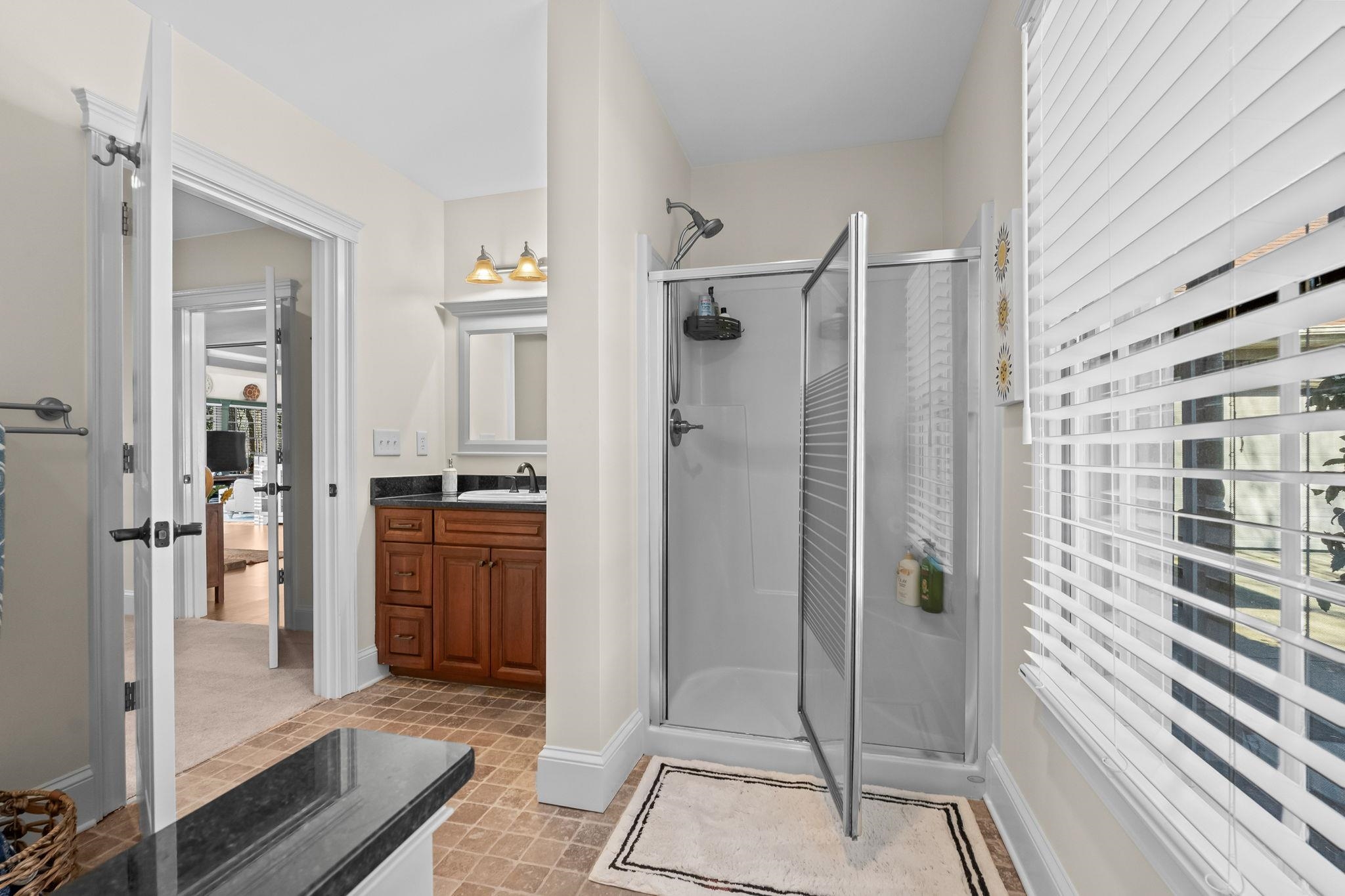 400 Foxtail Drive Longs, SC 29568 - Photo 27 of 40 Full bathroom with a stall shower and vanity