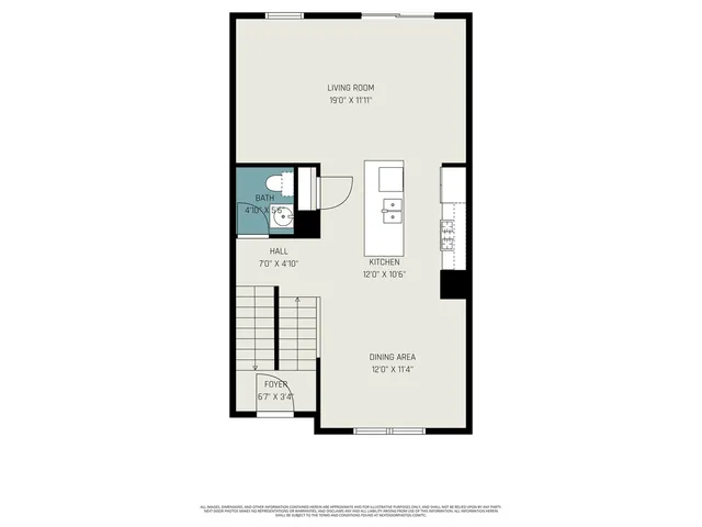 a picture of a bench in front of a wall