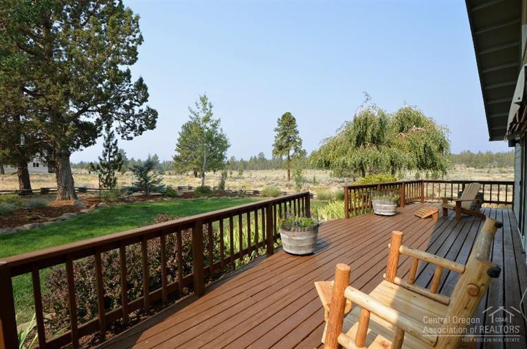 70295 Club Road Sisters, OR 97759 - Photo 3 of 25 Lovely deck area overlooking meadow and