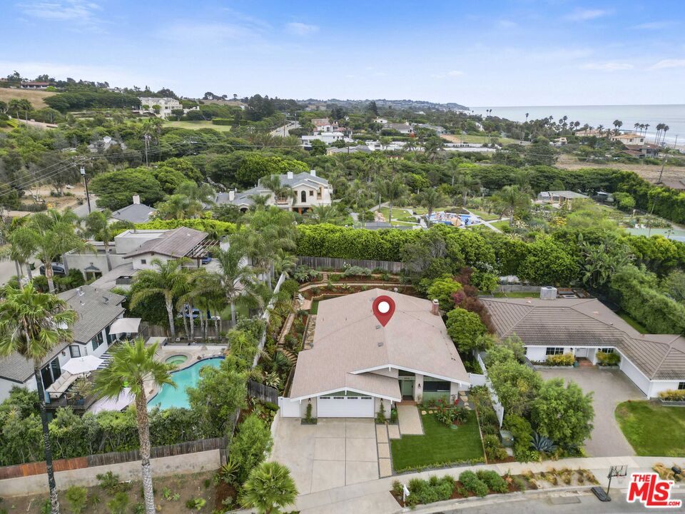 Sea Star Drive Malibu, CA 90265 - Photo 30 of 33 an aerial view of residential houses with outdoor space and parking