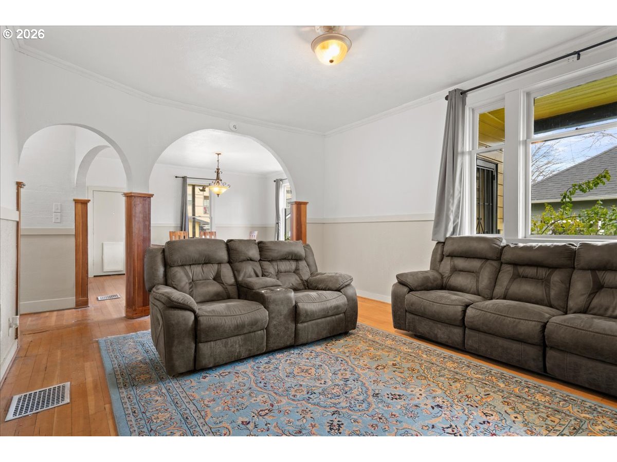 1280 4th Street Northeast Salem, OR 97301 - Photo 17 of 44 a living room with furniture and a large window