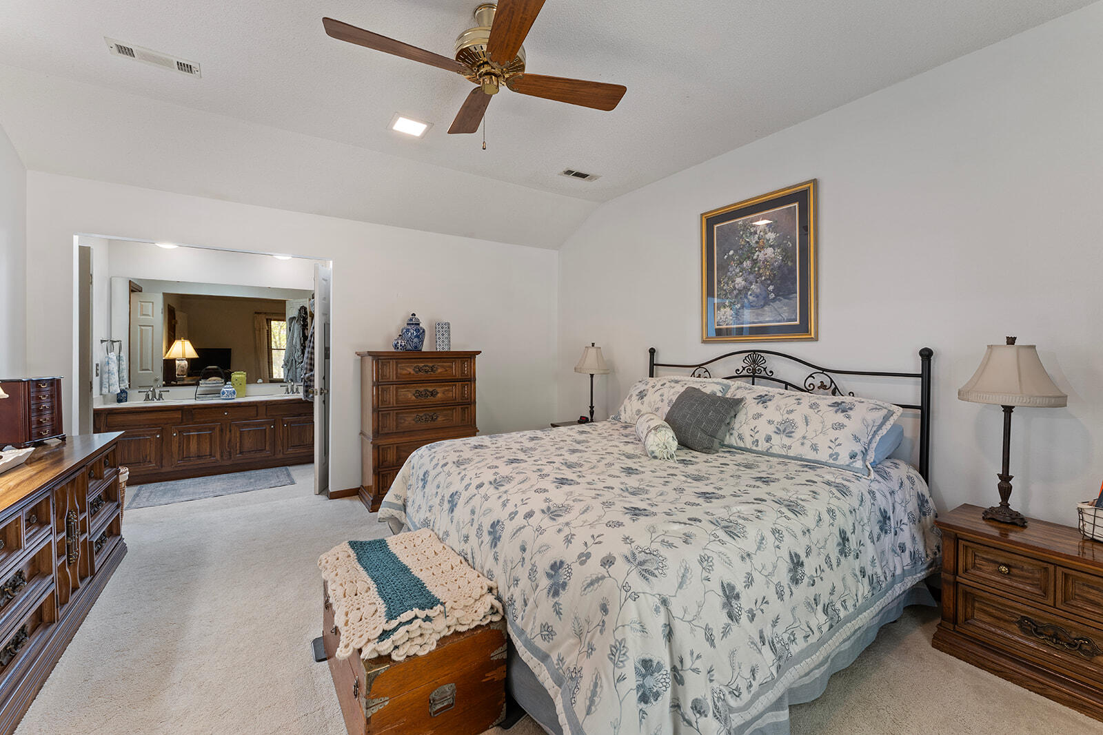3687 Airport Road Crestview, FL 32539 - Photo 43 of 74 a bedroom with a bed and a dresser