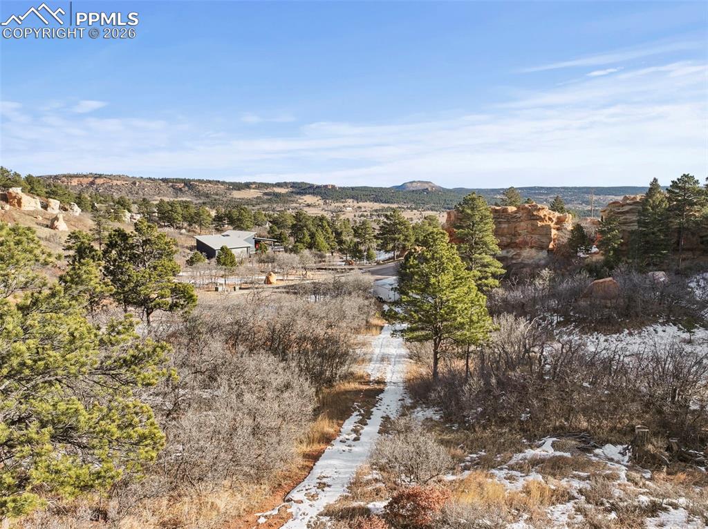 4549 Redstone Ridge Road Monument, CO 80132 - Photo 14 of 50 a view of a city with ocean view