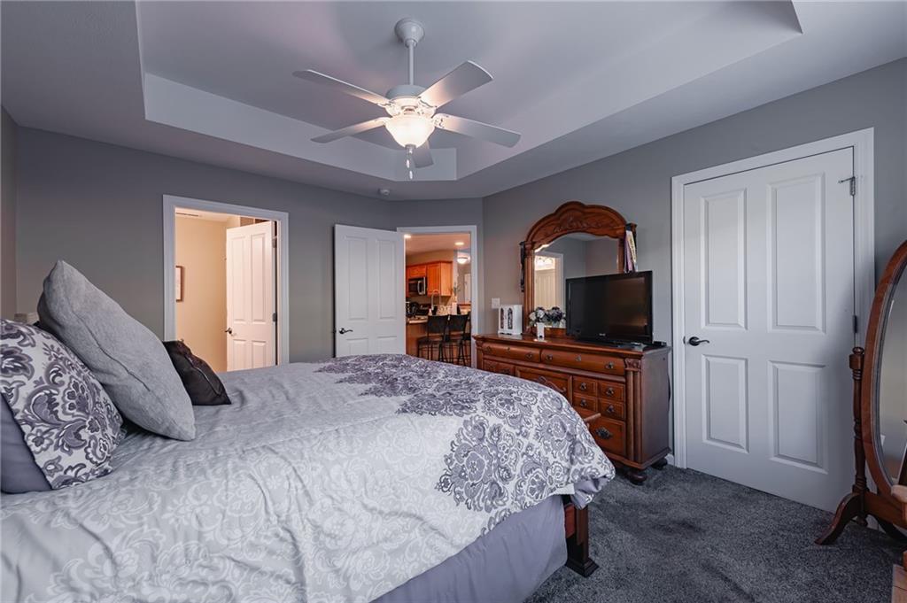 424 Chestnut Lane Apollo, PA 15613 - Photo 18 of 33 a bedroom with a bed and a flat screen tv