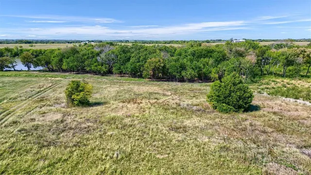 a view of a lake with a mountain