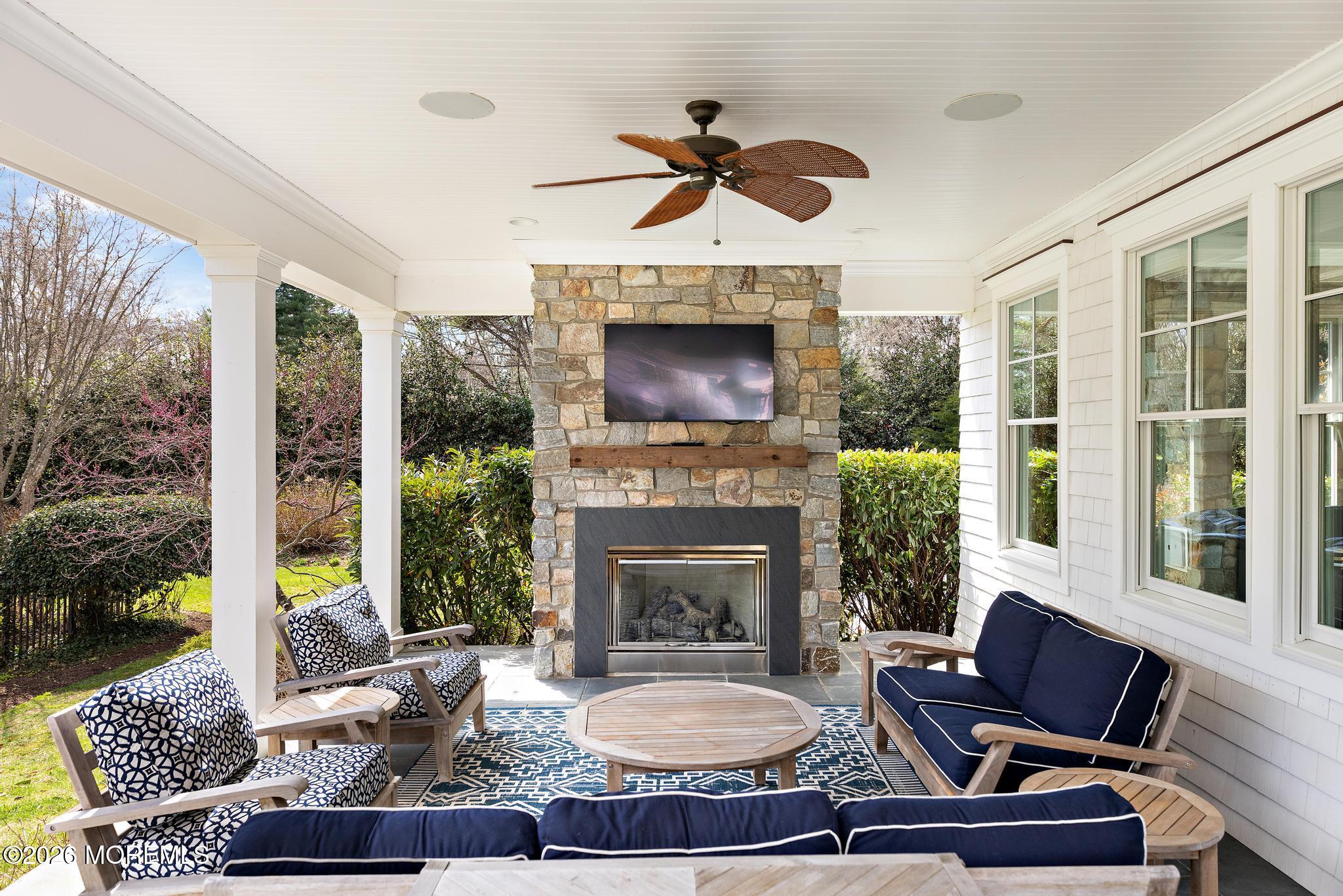 135 Ridge Road Rumson, NJ 07760 - Photo 41 of 49 back covered patio