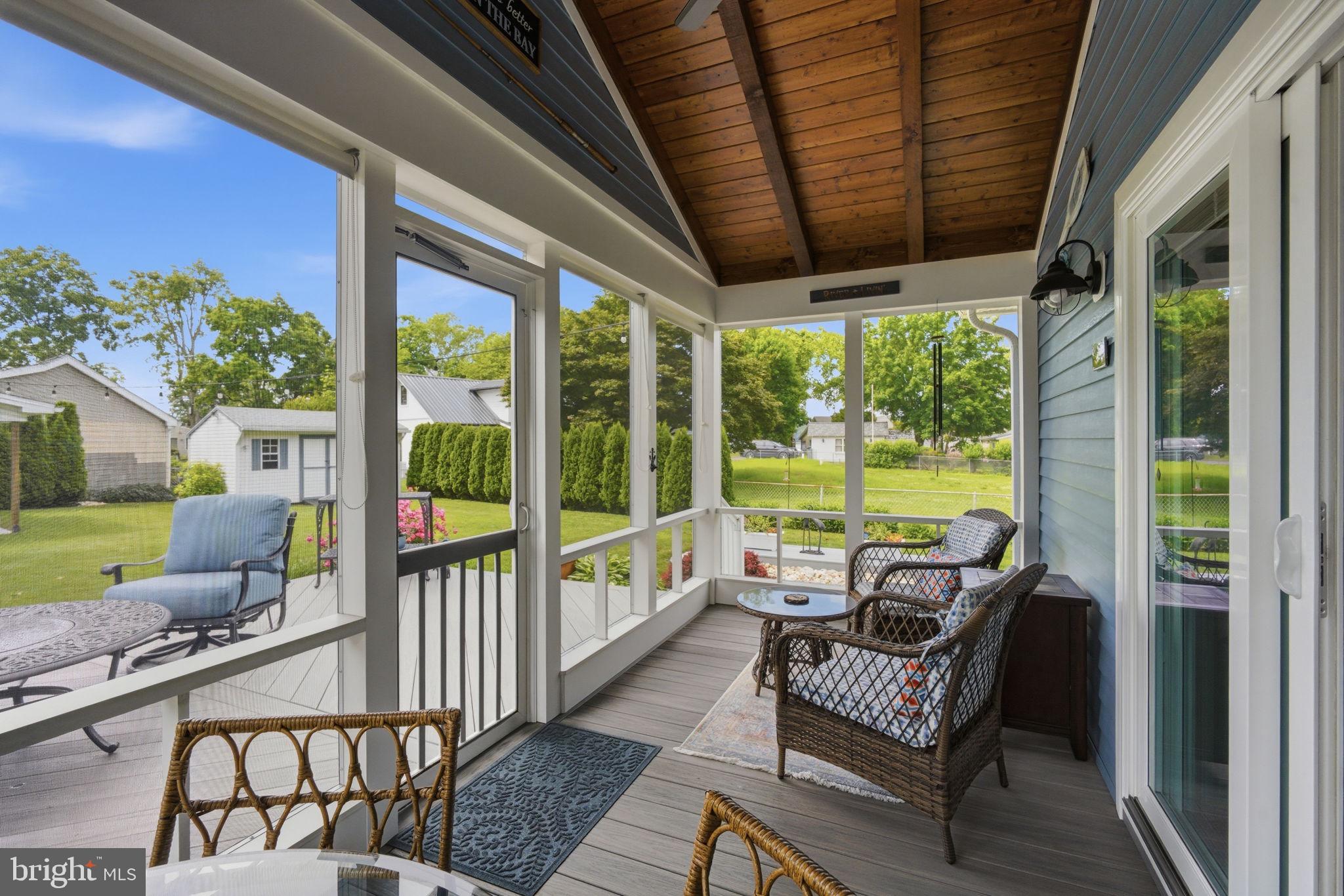 63 Hacks Point Road Earleville, MD 21919 - Photo 23 of 46 Screened Porch
