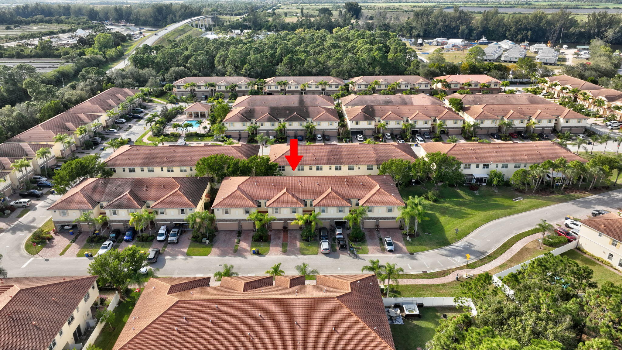 9504 Southwest Otter Lane Stuart, FL 34997 - Photo 36 of 36 an aerial view of multiple house