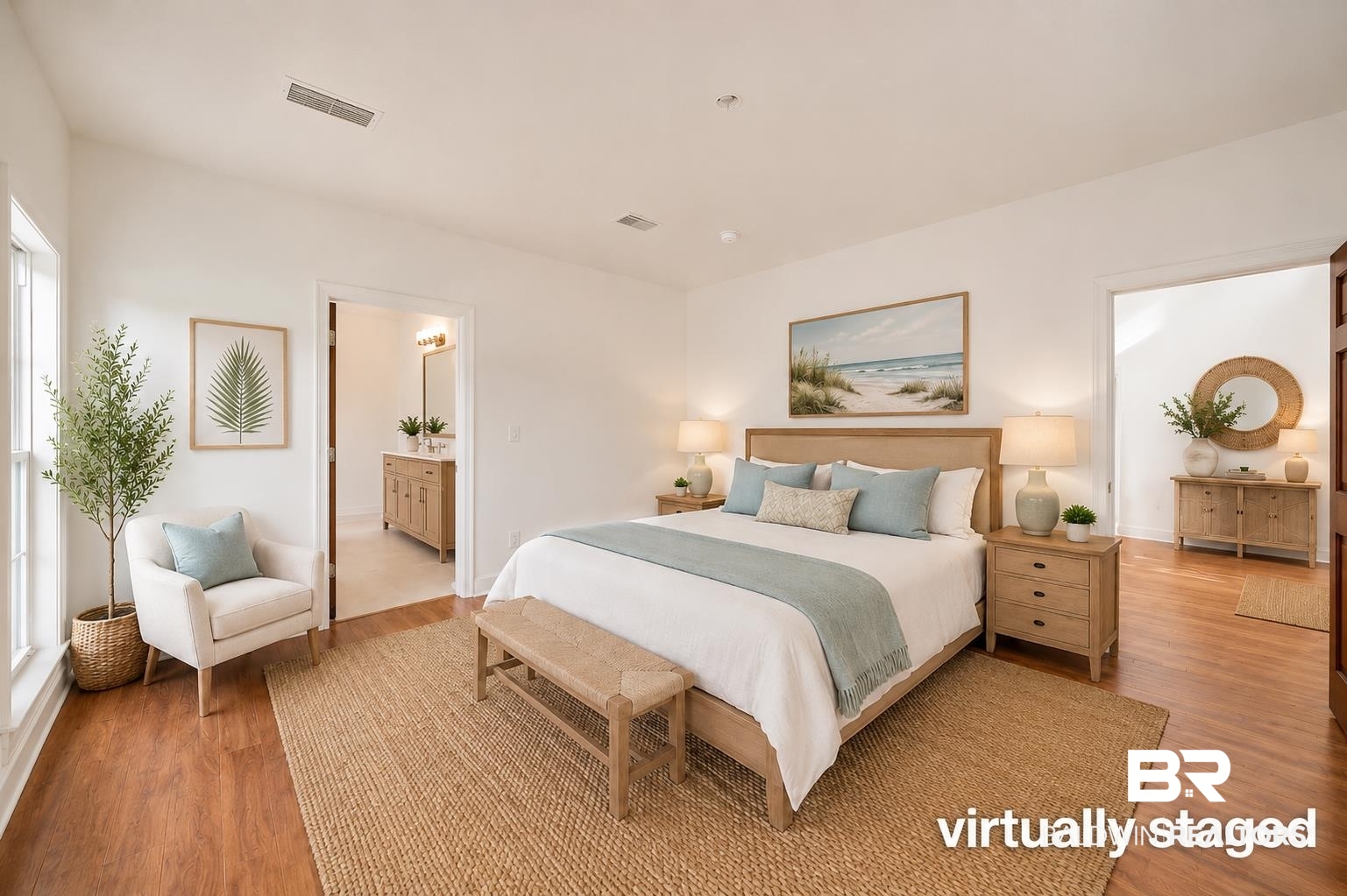 14128 Jackson Lane Foley, AL 36535 - Photo 19 of 36 Spacious room featuring wood-finish flooring, white walls, and a recessed ceiling