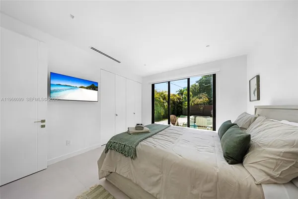 a view of a balcony with city view