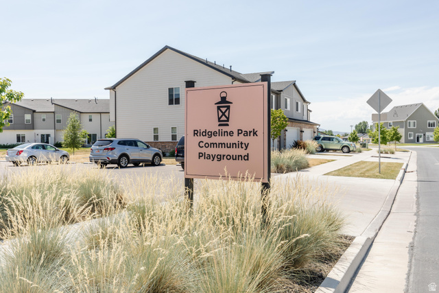 349 West 3085 South Logan, UT 84321 - Photo 33 of 37 Community sign for Ridgeline Park Community Playground