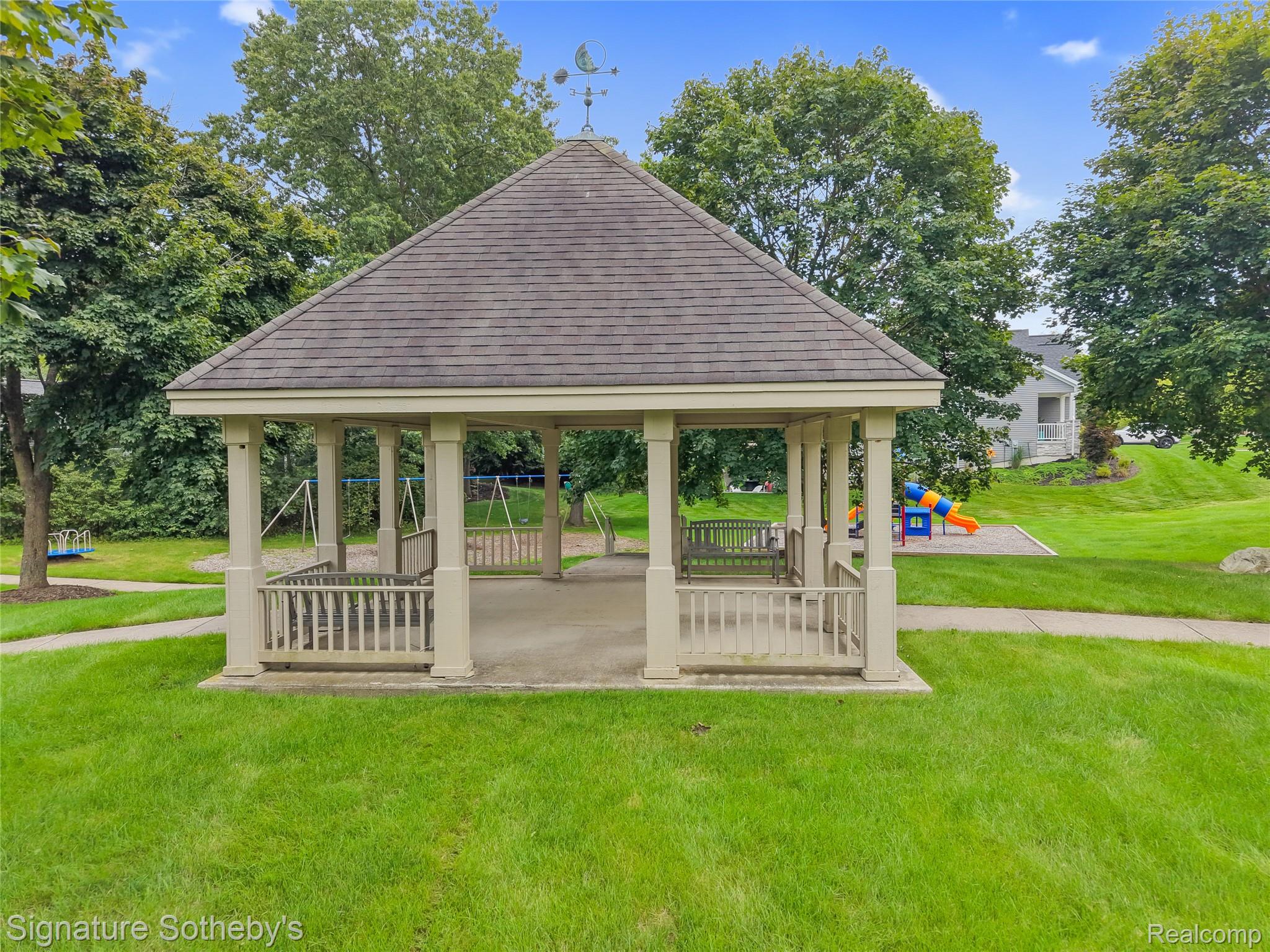 170 Fairhill Way Howell, MI 48843 - Photo 53 of 60 Community park featuring a gazebo, and playground