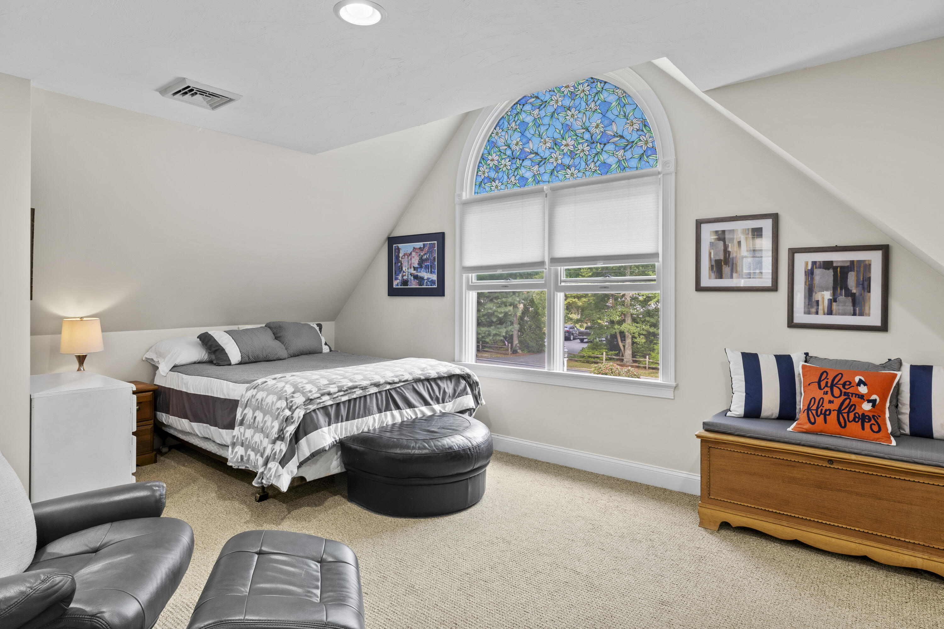 750 Old Barnstable Road Mashpee, MA 02649 - Photo 22 of 30 a bedroom with a bed and a window