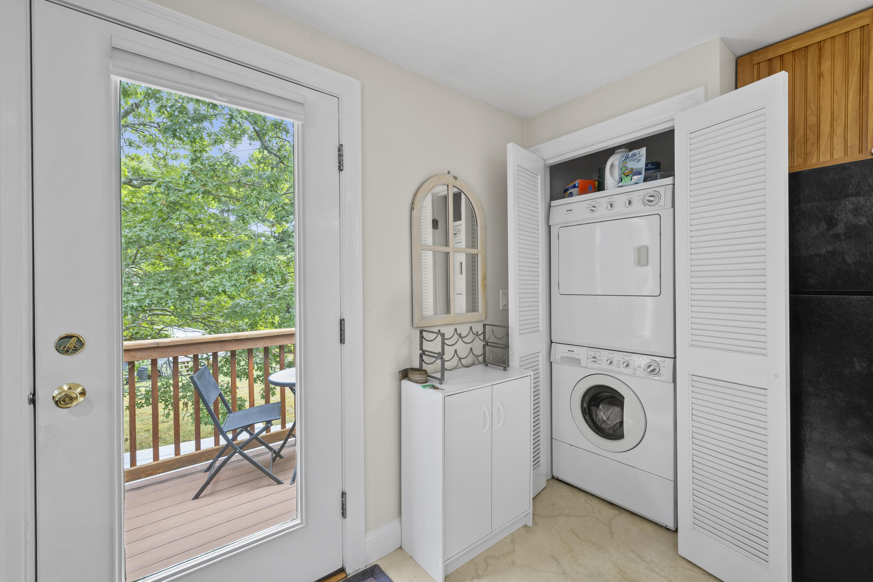 750 Old Barnstable Road Mashpee, MA 02649 - Photo 23 of 30 a view of a hardwood & utility room