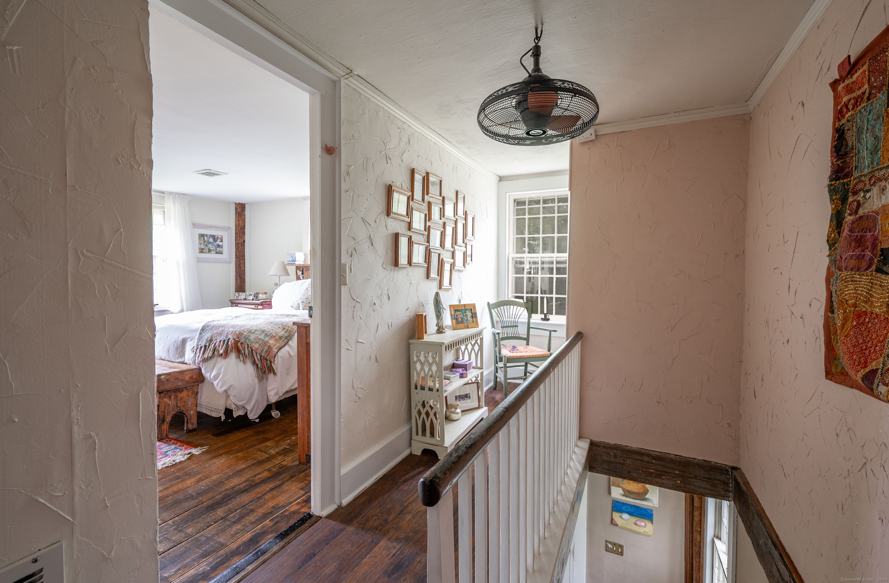 469 Platt Hill Road Winchester, CT 06098 - Photo 20 of 39 a view of a room with wooden floor and stairs